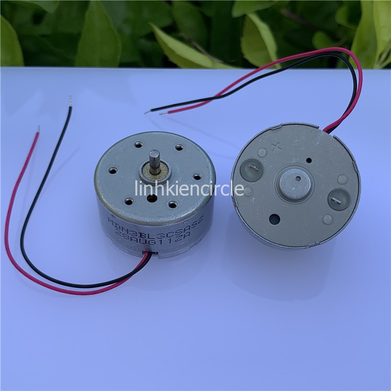 2 motor mini loại tốt của Minebea 300 mã RF-300 điện áp 3v - 6v chạy êm tốc độ 5000 - 8100 RPM chế quạt chạy êm - LK0224