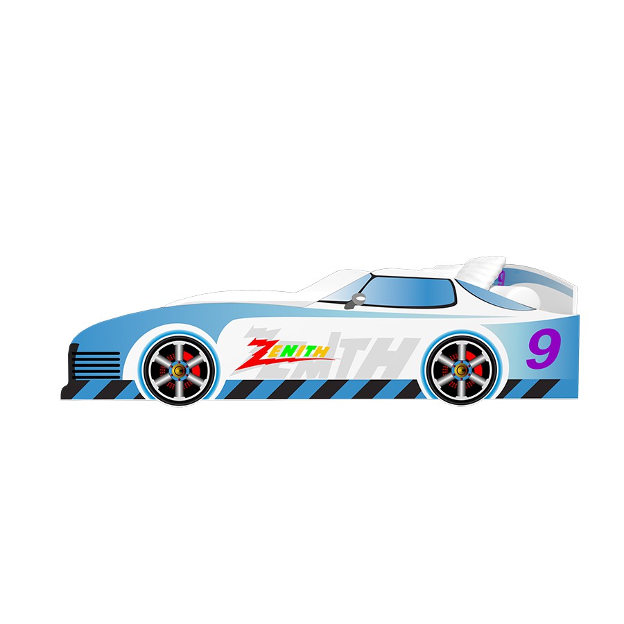 Giường Ô tô Số 9 màu xanh dương