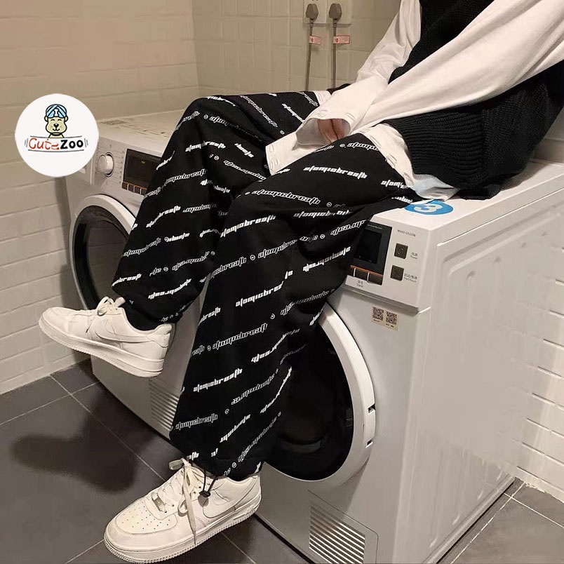 Quần ống suông nam nữ CRO.SS Unisex cá tính - CUTEZOO