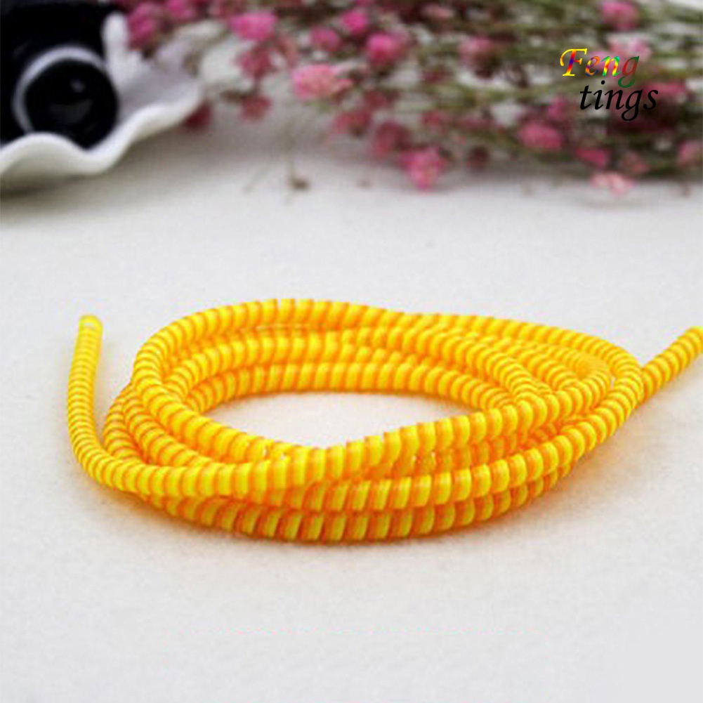 Vỏ Bảo Vệ Dây Cáp Sạc USB Xoắn Ốc Dài 1.4m Tiện Dụng