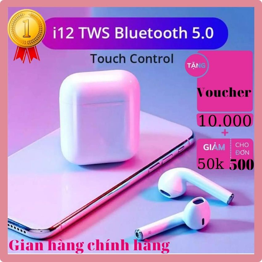 Tai nghe i12 bluetooth không dây âm thanh êm kiểu dáng sang trọng ôm sát tai chắc chăn AEM LUX