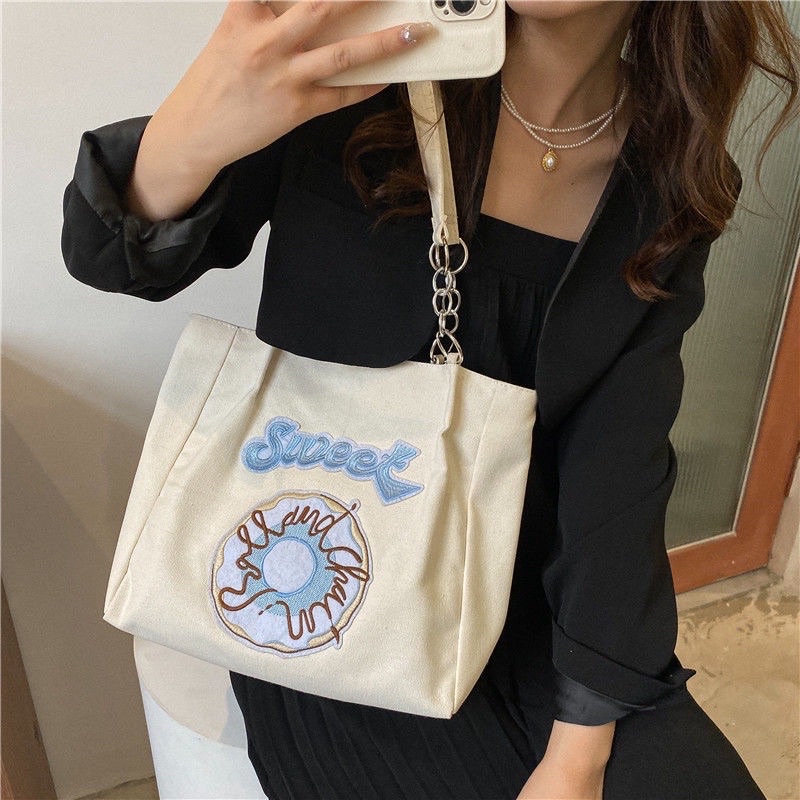 Túi Vải , Túi Xách Tote Phù Hợp Với Các Nàng Công Sở , Học Sinh Sinh Viên