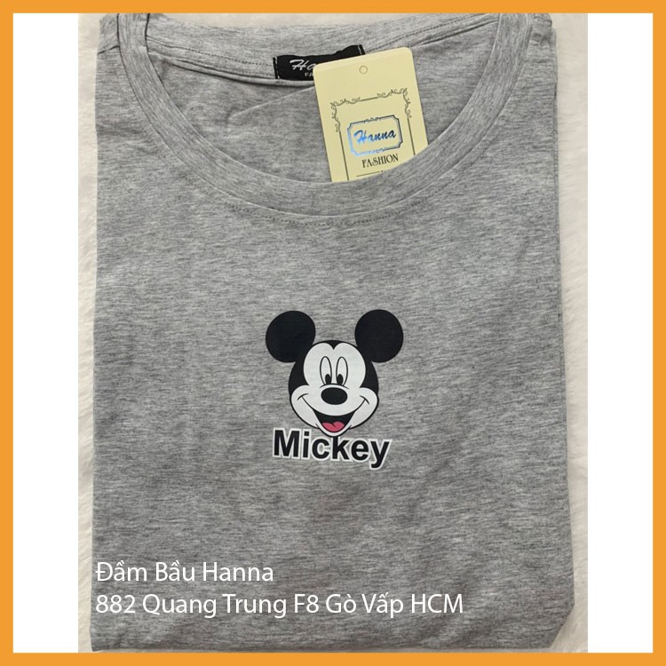 [SIZE 50-75KG] Áo bầu thun cotton mềm mát dễ thương vải cao cấp thấm mồ hôi tốt không xù không bai