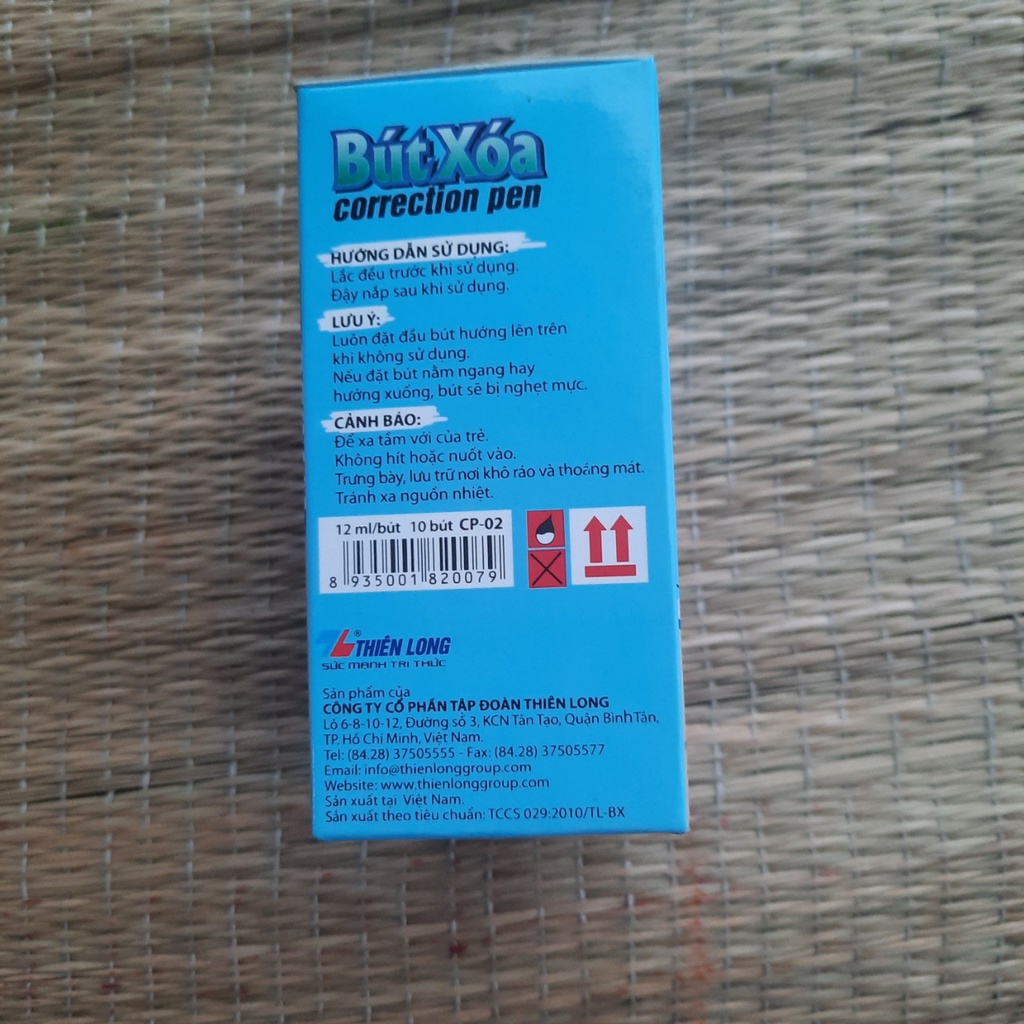 Bút xóa nước Thiên Long cao cấp CP-02 dung tích 12ml