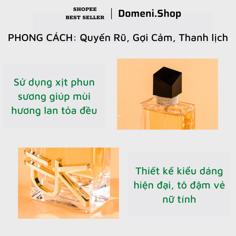 Nước Hoa Nữ Chính Hãng Free 50ml Hương Thơm Dịu Ngọt, Nhẹ Nhàng Thơm Lâu 12h - Dầu Thơm Nữ | BigBuy360 - bigbuy360.vn