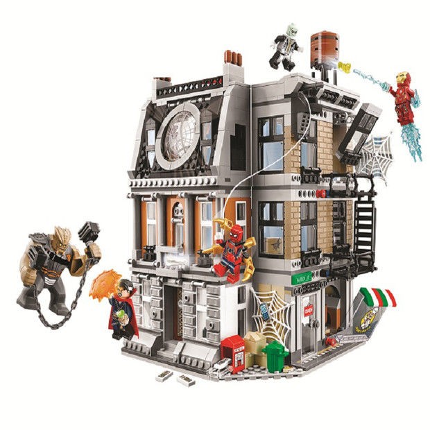 Lắp Ráp mô hình Marvel Super Heroes Đại Chiến tại Sanctum Sanctorum của Doctor Strange 76108  Bela 10840