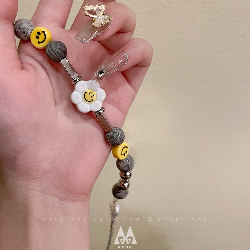 Vòng cổ choker mặt hình xúc xắc ngọc trai đầu lâu bướm và mặt cười phong cách Hàn Quốc cho nam nữ