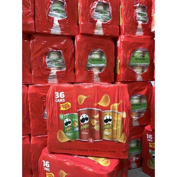 🍟 SNACK KHOAI TÂY Pringles P&G thùng 1.4kg