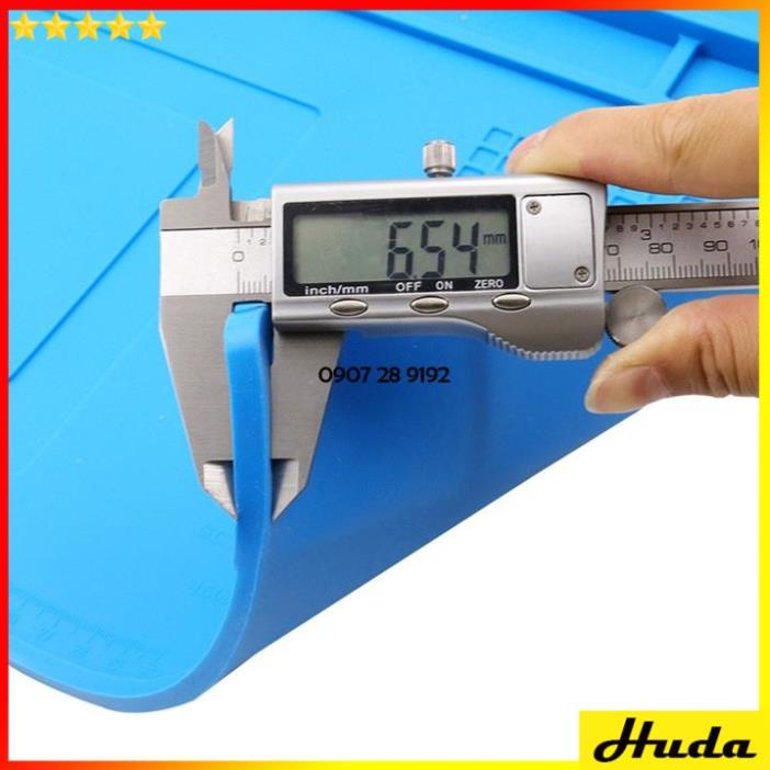 Tấm Lót Sửa Chữa Điện Thoại (Thảm Kỹ Thuật) Loại Lớn_ Dụng Cụ Cách Nhiệt Bằng Silicon Cho Mỏ Hàn Nhiệt Điện Tử