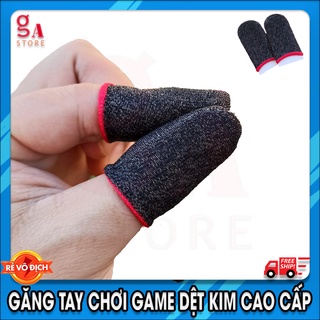 Găng tay chơi game xỏ ngón, dệt kim cao cấp, có dệt thêm sợi bạc, loại tốt nhất hiện nay
