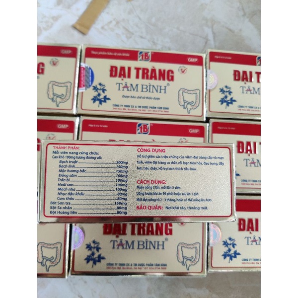 Đại tràng Tâm Bình hộp 60 viên