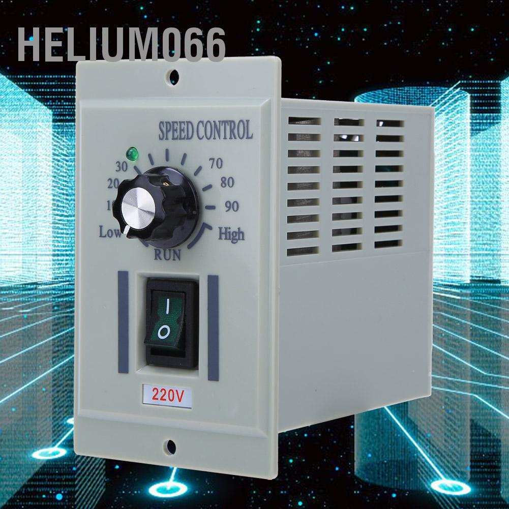 Helium066 Bộ điều khiển tốc độ động cơ Thống đốc DC thường trực nhỏ Đầu vào DC-51 220V điều khiển động cơ chổi 500W