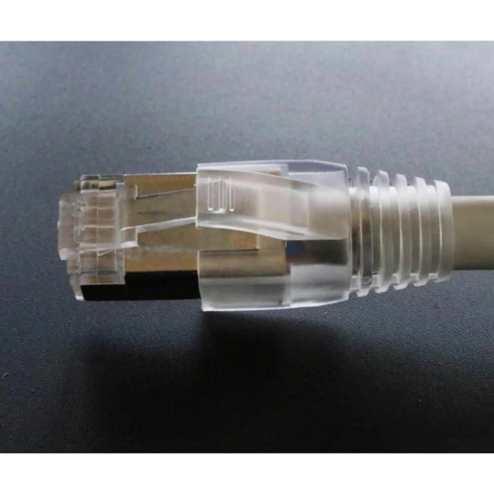 Cáp mạng Ethernet CAT7 RJ45 Giảm căng dây khởi động Cáp đầu nối Nắp đậy phích cắm