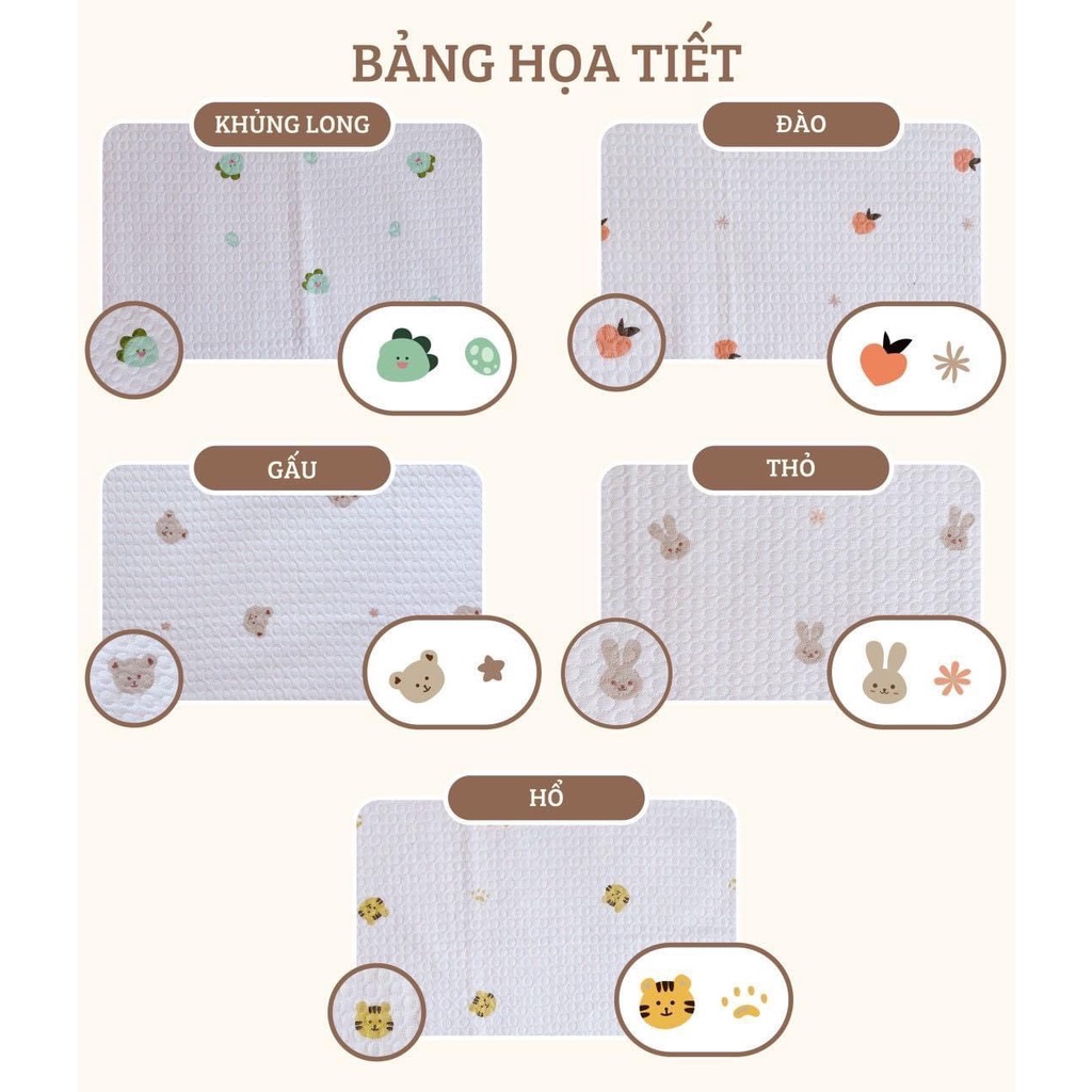 Miếng lót chống thấm cho em bé bề mặt ORGANIC  MONONA  50x70cm