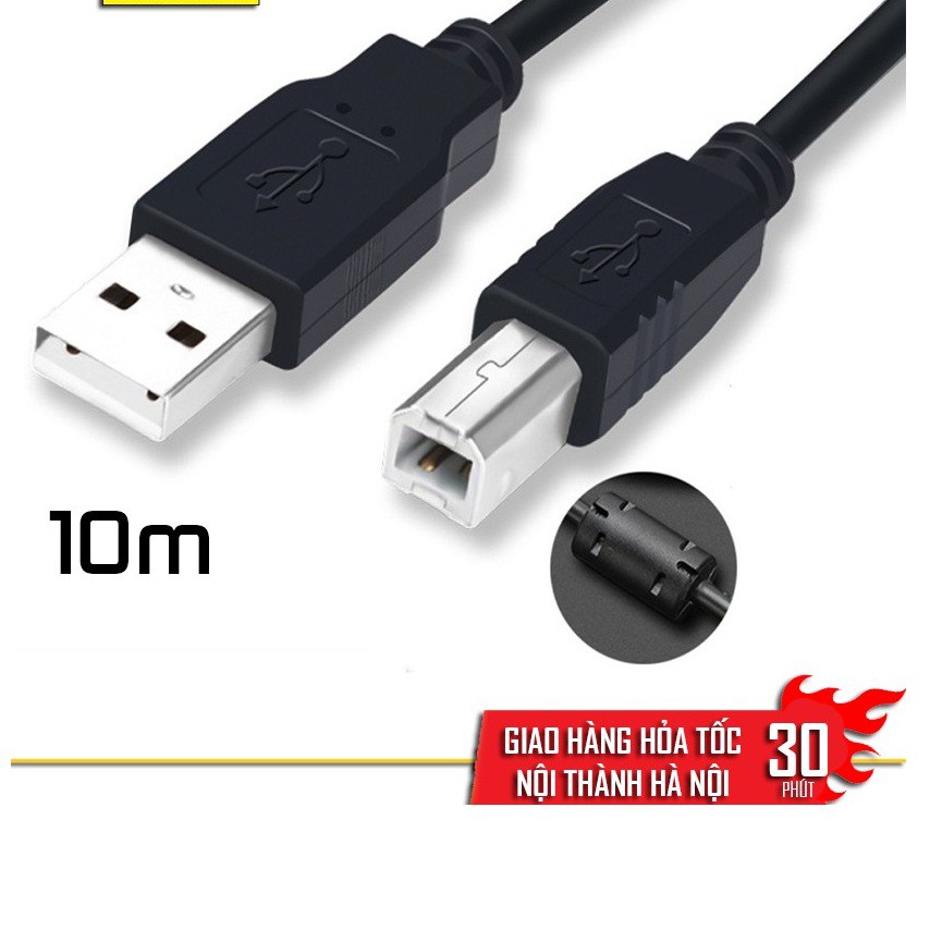 Cáp Máy In Cổng USB Cao Cấp - Cáp Máy In 10m