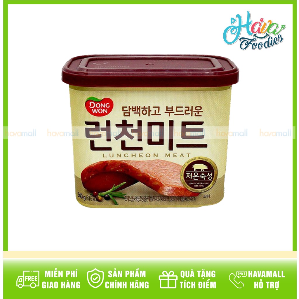 [HÀNG CHÍNH HÃNG] Thịt Hộp Hàn Quốc Dongwon 340gr – Luncheon Meat