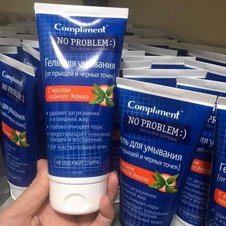 [ CHÍNH HÃNG ] Sữa rửa mặt Compliment No Problem 200ml, giảm nhờn, mụn