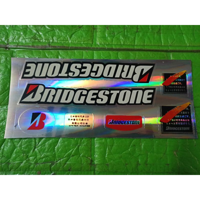 Bộ tem dán xe đạp Bridgestone new
