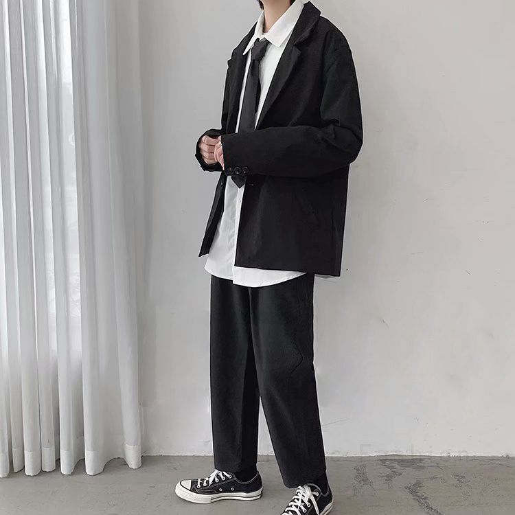 Set Blazer Nam, Áo Blazer Kèm Quần Âu Nam phong cách Hàn Quốc TILAA FASHION SBD001