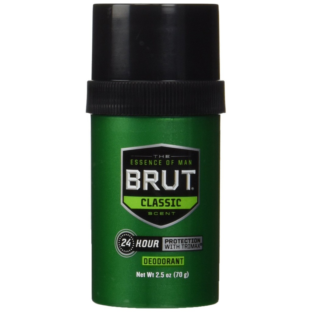 Lăn khử mùi nam dạng sáp Brut Deodorant Classic Round Solid 70g (Mỹ)