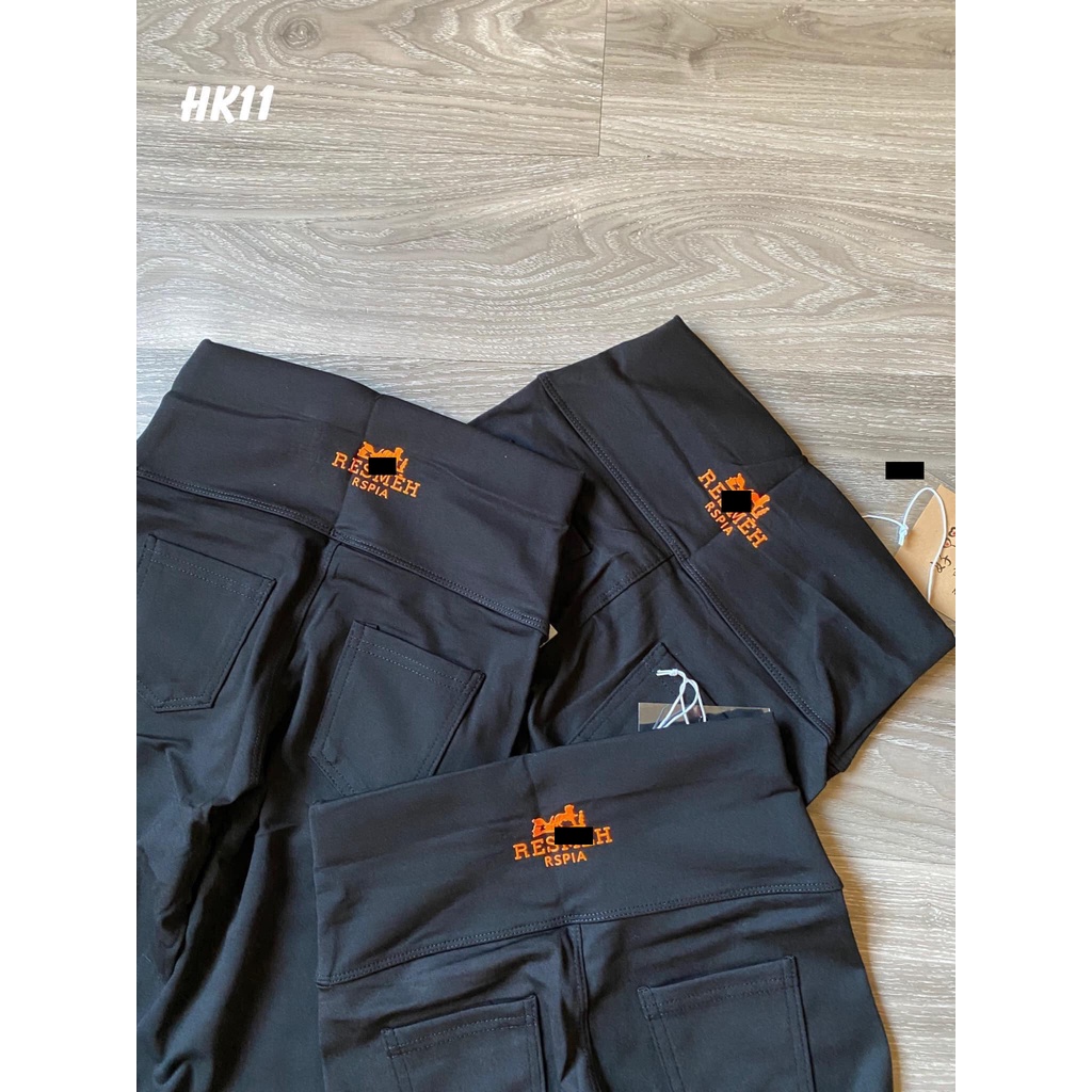 Quần legging nâng mông cạp cao có túi, quần legging co dãn 4 chiều ResMeh | BigBuy360 - bigbuy360.vn