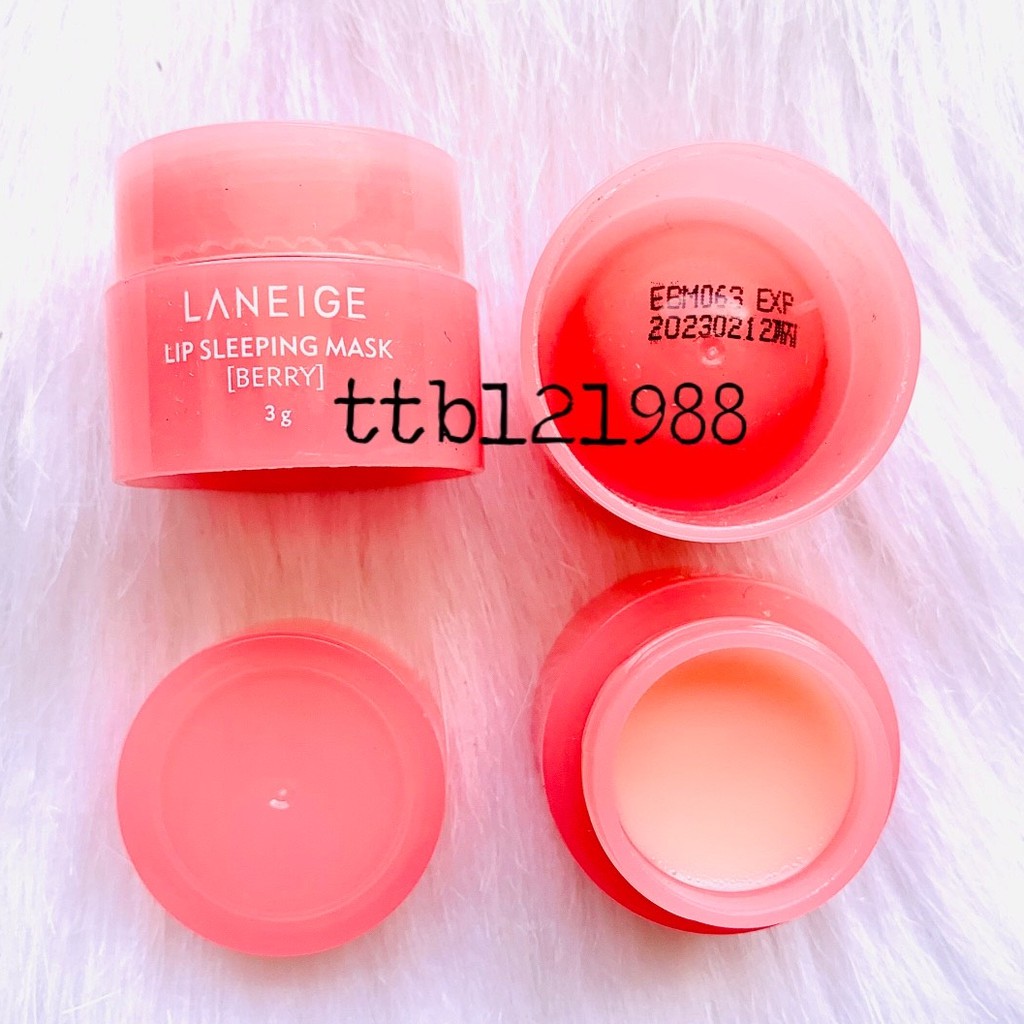 Mặt Nạ Ngủ Môi Laneige 3g + 8g + 15g + 20g