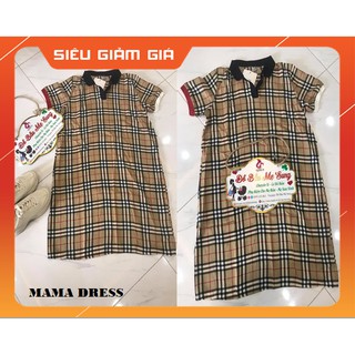 Váy bầu kẻ sọc MAMADRESS hàng thiết kế, chất Lụa hàn MỀM MẠI, NHẸ NHÀNG và cực mát cho mùa hè