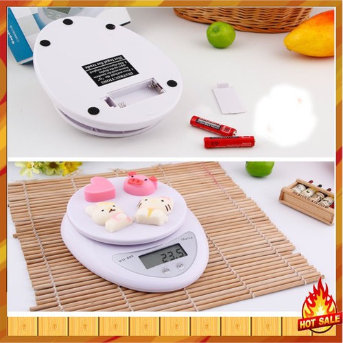 Cân Điện Tử Mini 5kg Để Bàn