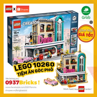 [ RẺ VÔ ĐỊCH ] LEGO chính hãng Creator Expert 10260 - Nhàa Hàng (LEGO Creator Expert 10260 Downtown Diner)