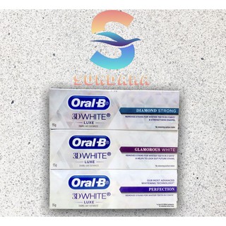 ( KEM ĐÁNH TRẮNG RĂNG) 95g ORAL-B 3D WHITE PERFECTION/GLAMOROUS WHITE - CHÍNH HÃNG