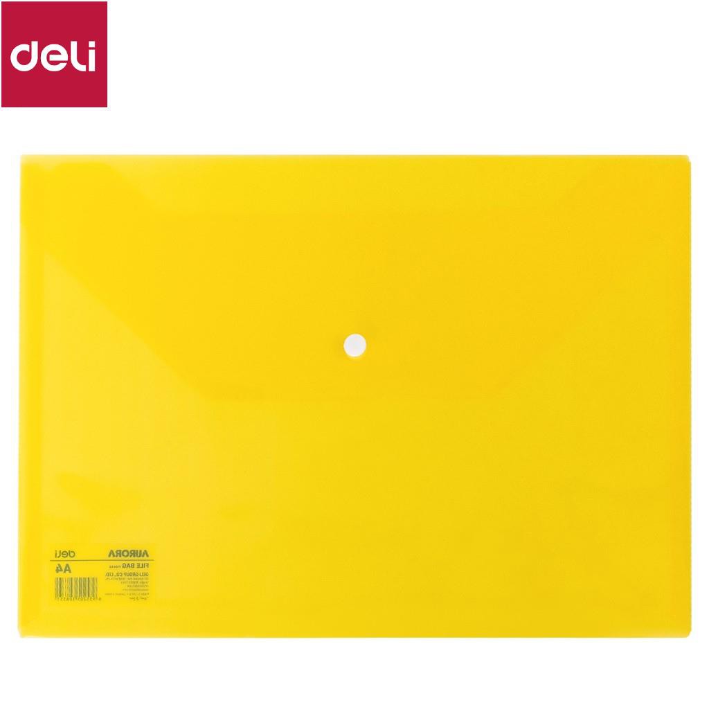 Túi hồ sơ A4 Deli - Nhiều màu  - combo 3 chiếc - EF10412/EF10432/EF10442/EF10452/EF10462/EF10472 [Deli]