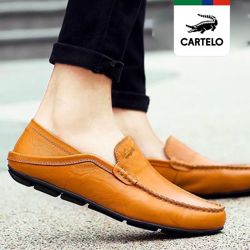 ✔️ Giày Lười Cá Sấu DA BÒ Hãng CARTELO