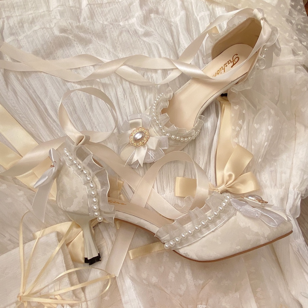 GIÀY CAO GÓT MŨI NHỌN LOLITA  4601