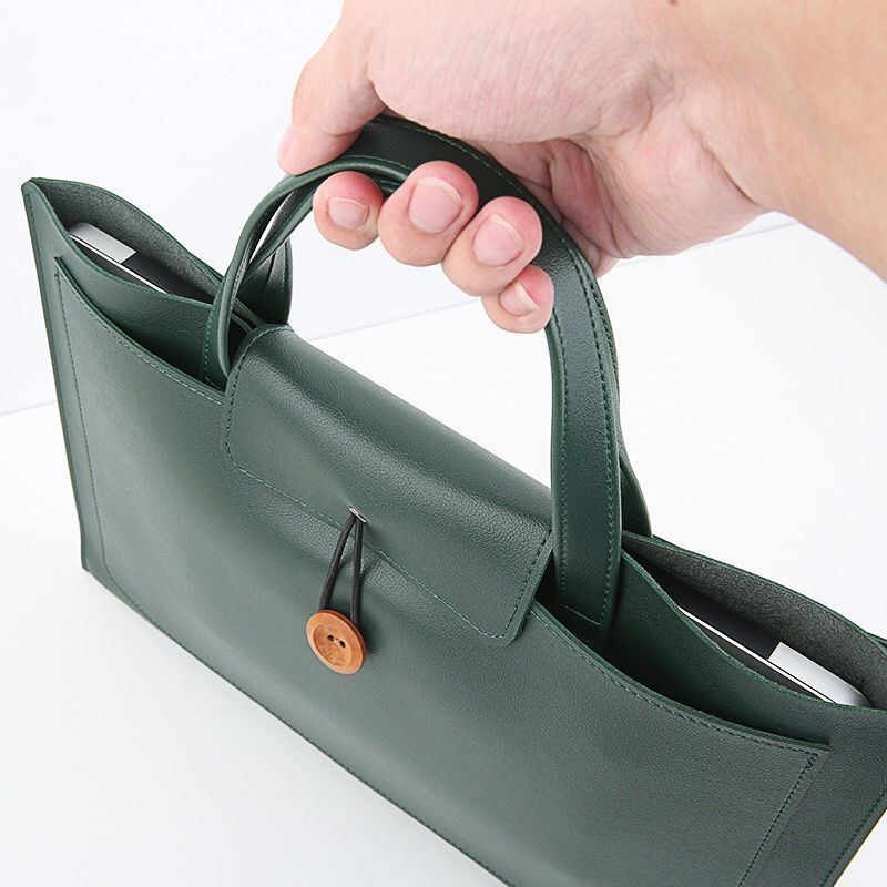 Túi da thích hợp cho Macbook Air Pro 13 15 15.6 Pro 7 6 5 4 X Xiaomi Hp Dell Lenovo Thinkpad Samsung