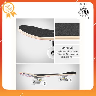 Ván trượt Skateboard Mặt nhám - Siêu bền
