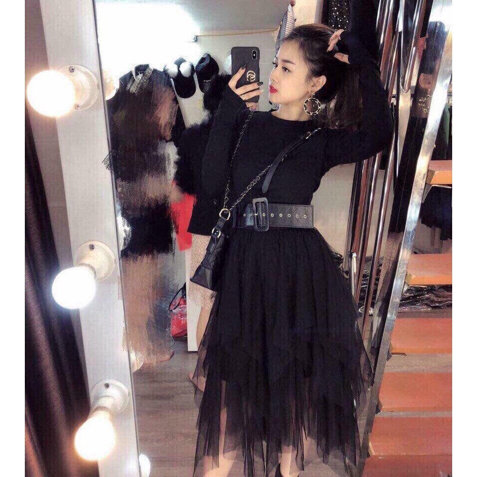 Chân váy tua nhọn xếp tầng xinh xắn | BigBuy360 - bigbuy360.vn