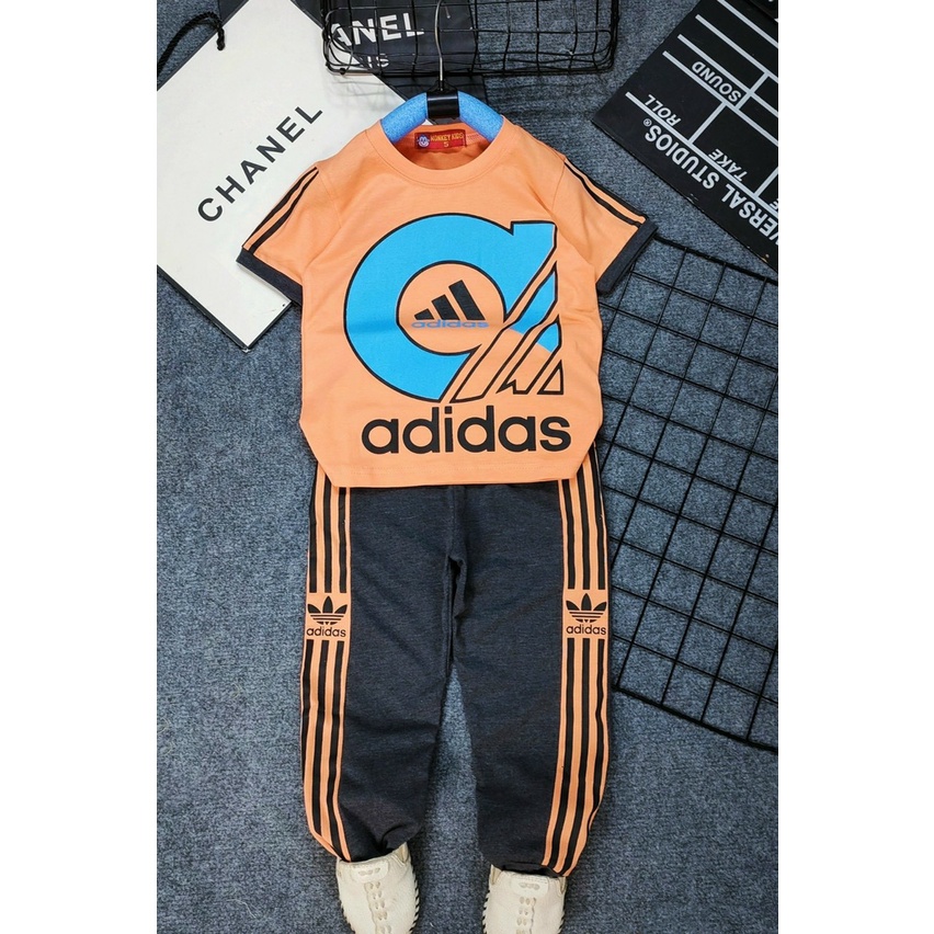 🔥20-40KG🔥Bộ cotton size đại cho bé trai Bộ tay ngắn quần dài bộ thu đông