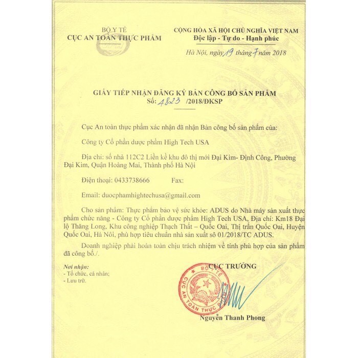 Viên uống hỗ trợ chức năng gan ADUS hộp 60 viên