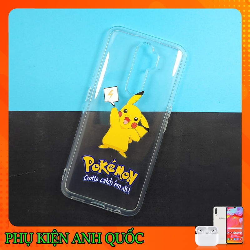 Ốp lưng Oppo hình Pikachu dễ thương, bảo vệ camera Oppo Reno 6Z/ Reno 5/ Reno 4 Pro/ Reno 4 / A9-2020/ A5-2020