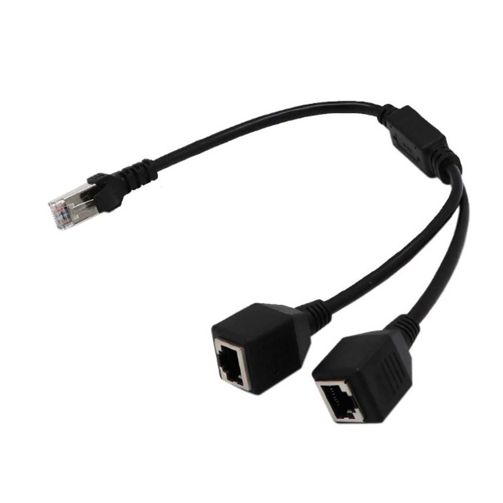 Dây cáp chia mạng Lan Rj45 Cat5E Cat5 Cat6 từ 1 đầu cắm sang 2 ổ cắm Rj45
