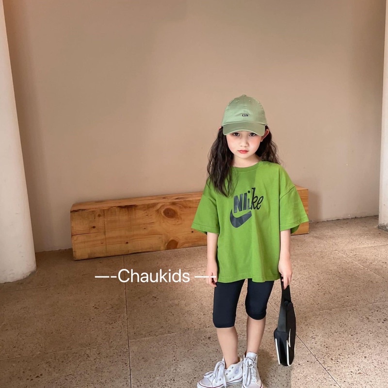 Bộ Ni xanh lá cho bé gái