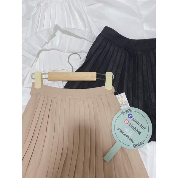 Chân váy ngắn xếp ly nhỏ BASIC Ulzzang đủ size Chân váy dập ly ngắn có quần trong chân váy ulzzang linhhtt Linh htt | BigBuy360 - bigbuy360.vn