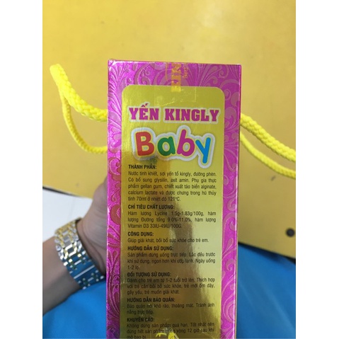 [Cực Rẻ][Mua 1 Lốc Tặng 1 Lọ] [Yến Xào BaBy] Tổ Yến Chưng Cao Cấp KingLy CHÍNH HÃNG