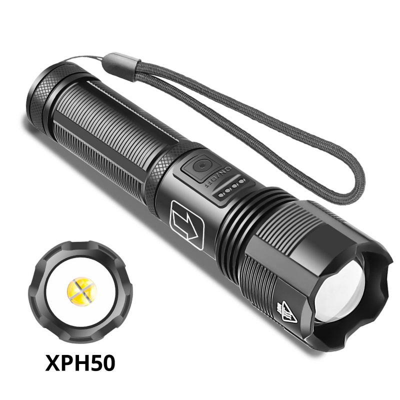 Đèn Pin Led Siêu Sáng Fonken 1000 Lumens 5 Chế Độ Điều Chỉnh Ánh Sáng Tiện Dụng