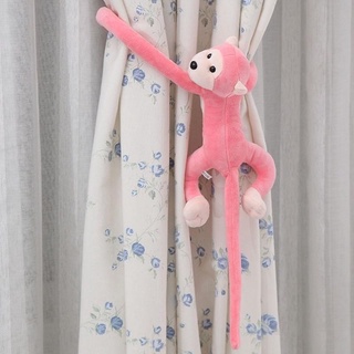 Khỉ Nhồi Bông Đuôi Dài 60cm Dễ Thương Trang Trí Rèm Cửa