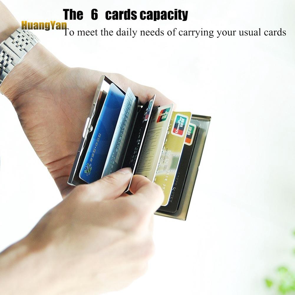 Hộp đựng thẻ bằng thép không gỉ RFID | BigBuy360 - bigbuy360.vn