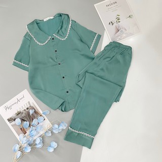 HÌNH THẬT 100% SET BỘ LỤA PIZAMA