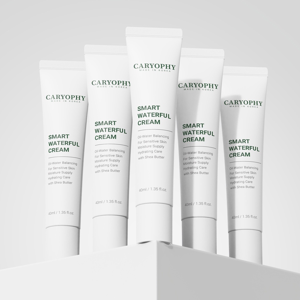 Kem dưỡng Caryophy cấp nước và phục hồi da mịn - Caryophy Smart Waterful Cream 40ml
