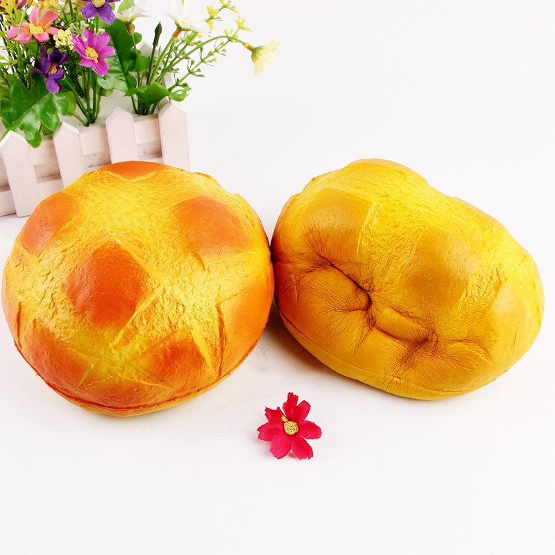 Squishy Bánh Dứa Nướng Kích Thước 15cm x 15cm - Chậm Tăng Và Tặng Kèm Bao Bì