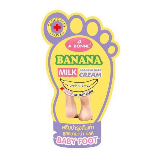 Kem Dưỡng Gót Chân & Tay A BONNE' Banana Milk Cream 15g - Thái Lan